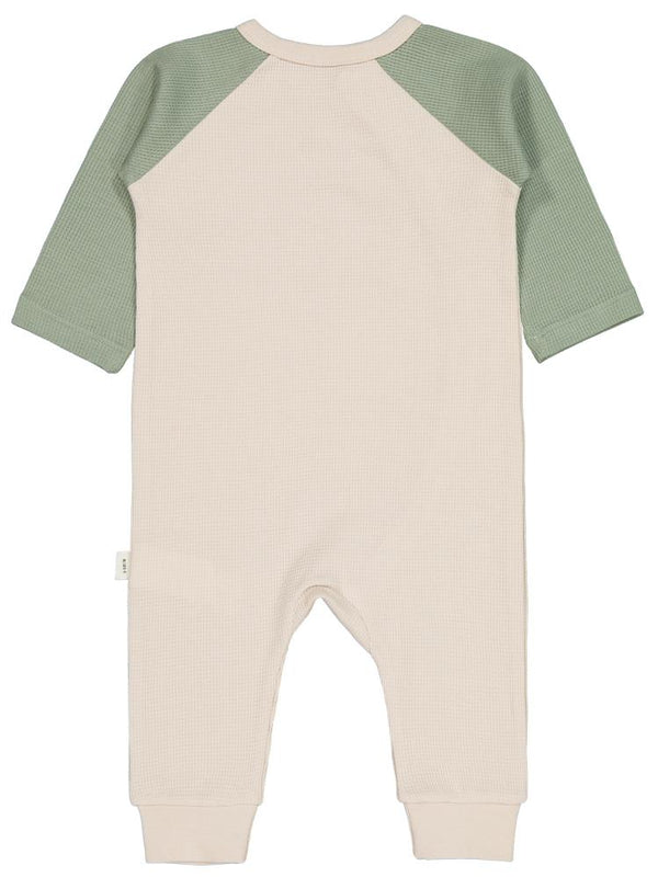 Civil Baby Dinozor Baskılı 6-18 Ay Tulum - Bej