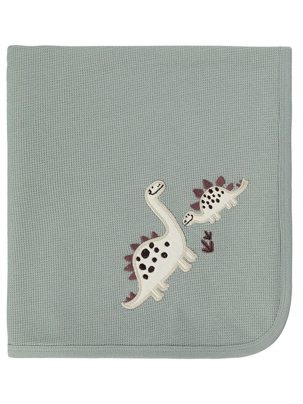 Civil Baby Dinozor Nakışlı Battaniye - Yeşil
