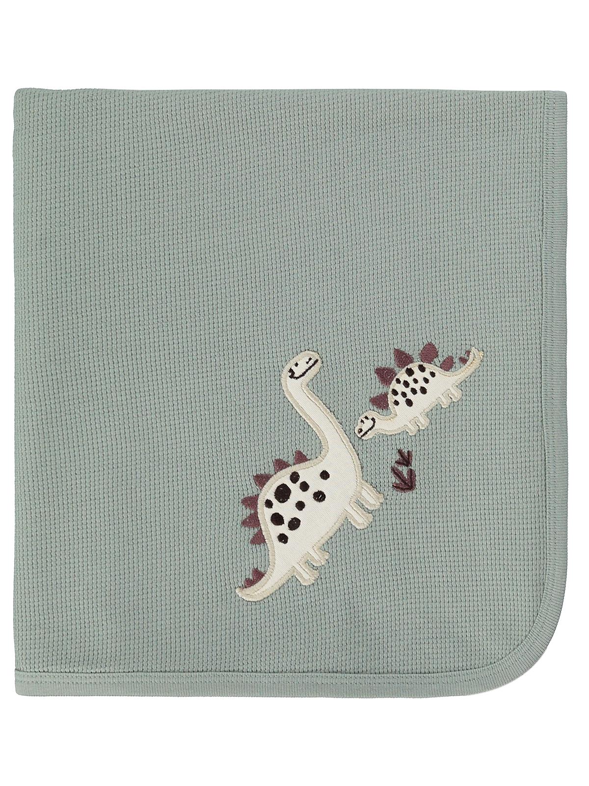 Civil Baby Dinozor Nakışlı Battaniye - Yeşil