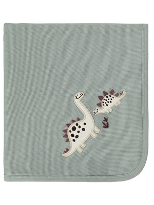 Civil Baby Dinozor Nakışlı Battaniye - Yeşil