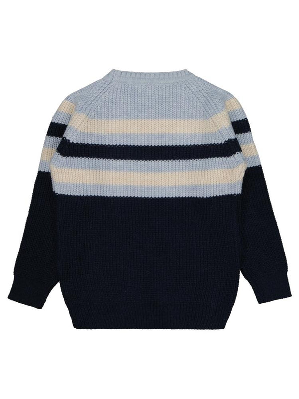 Civil Boys Çizgili 6-9 Yaş Kazak - Lacivert