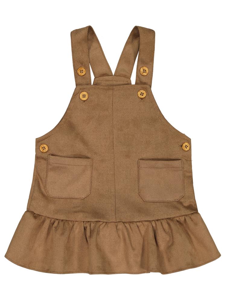 Civil Baby Süet 6-18 Ay Elbise - Bej