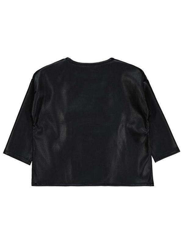 Civil Baby Suni Deri 9-18 Ay Ceket - Siyah