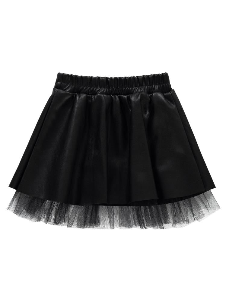 Civil Baby Suni Deri 9-18 Ay Etek - Siyah