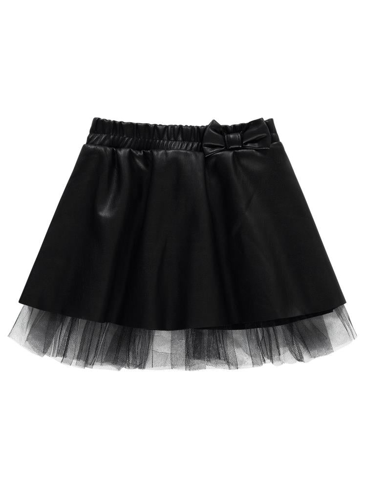 Civil Baby Suni Deri 9-18 Ay Etek - Siyah