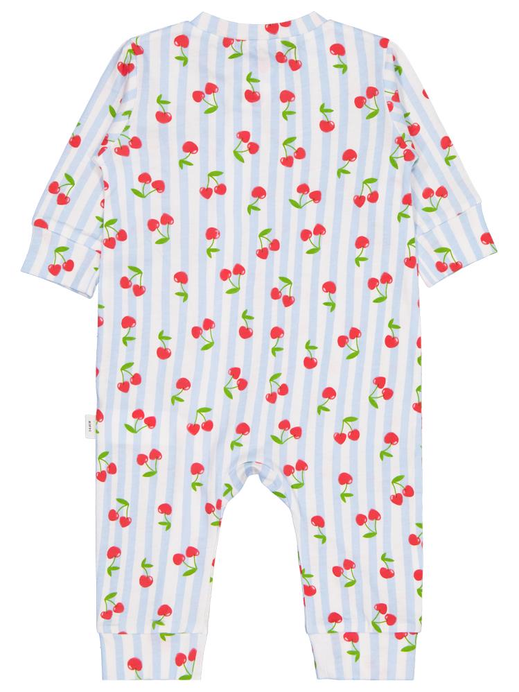 Civil Baby Kiraz Baskılı 3-18 Ay Tulum - Ekru