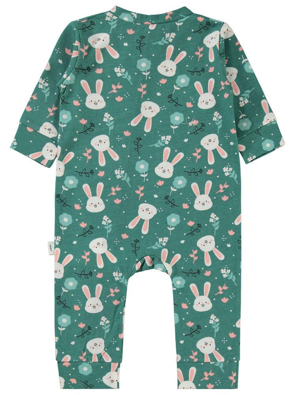 Civil Baby Tavşan Baskılı 3-18 Ay Tulum - Yeşil