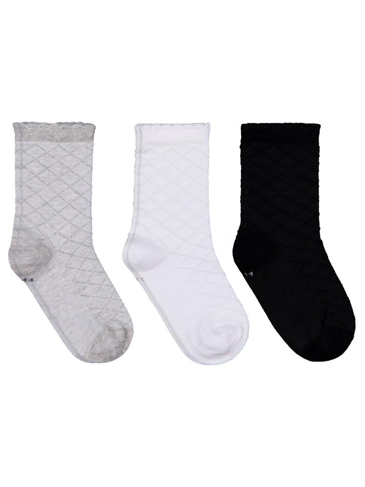 Civil Girls Petek 3'lü 3-11 Yaş Kız Soket Çorap