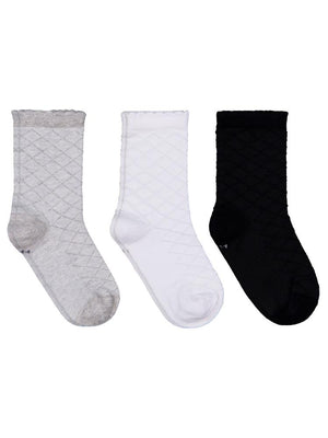 Civil Girls Petek 3'lü 3-11 Yaş Kız Soket Çorap