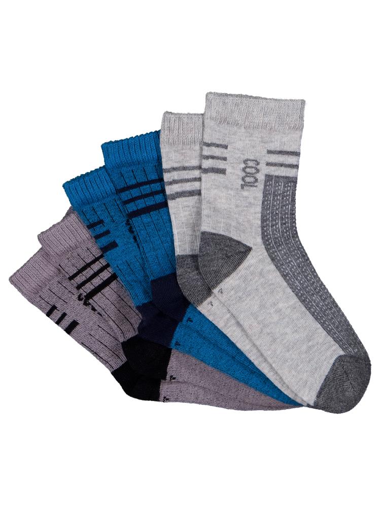 3168 Civil Boys Derbili Cool 3'lü 3-11 Yaş Erkek Soket Çorap