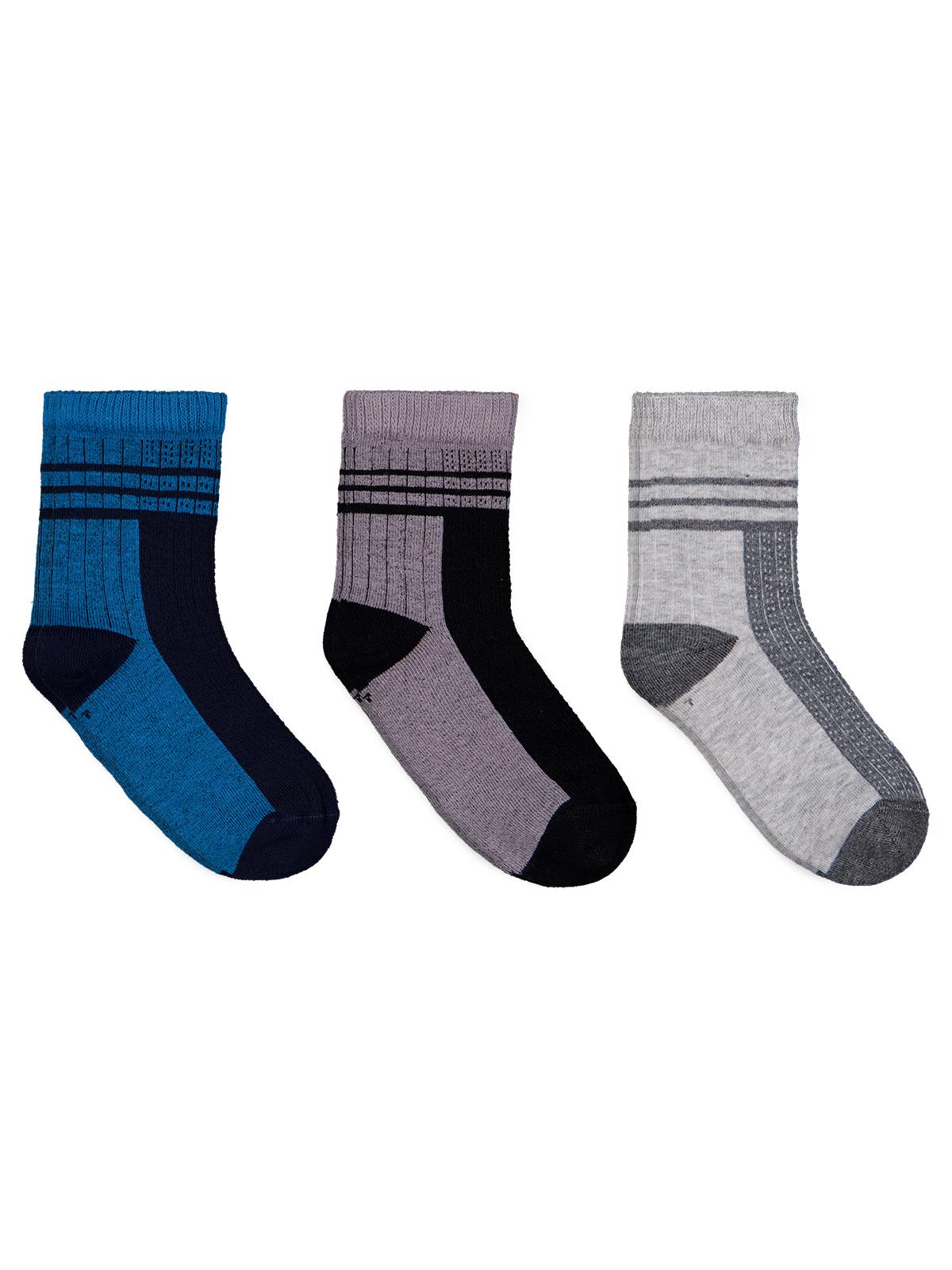 3168 Civil Boys Derbili Cool 3'lü 3-11 Yaş Erkek Soket Çorap