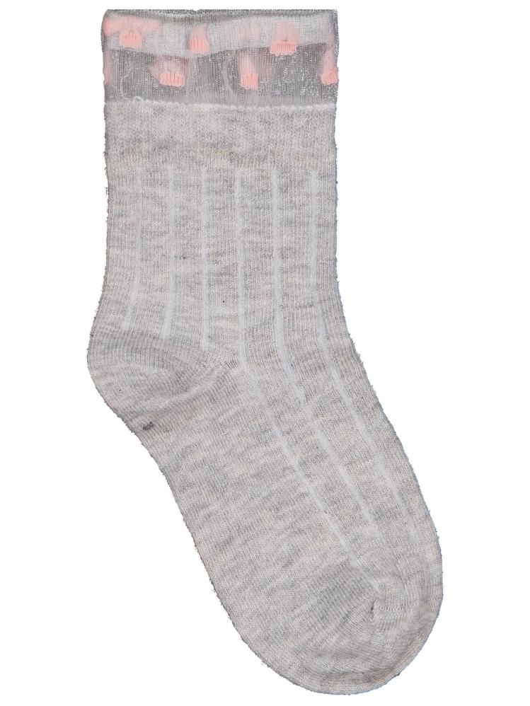 Civil Girls Derbili Tüllü 3'lü 3-11 Yaş Kız Soket Çorap