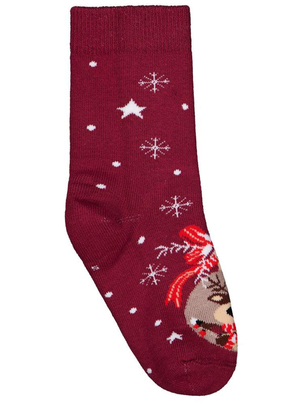 Civil Boys Gift Deer Havlu 2'li 3-11 Yaş Erkek Soket Çorap