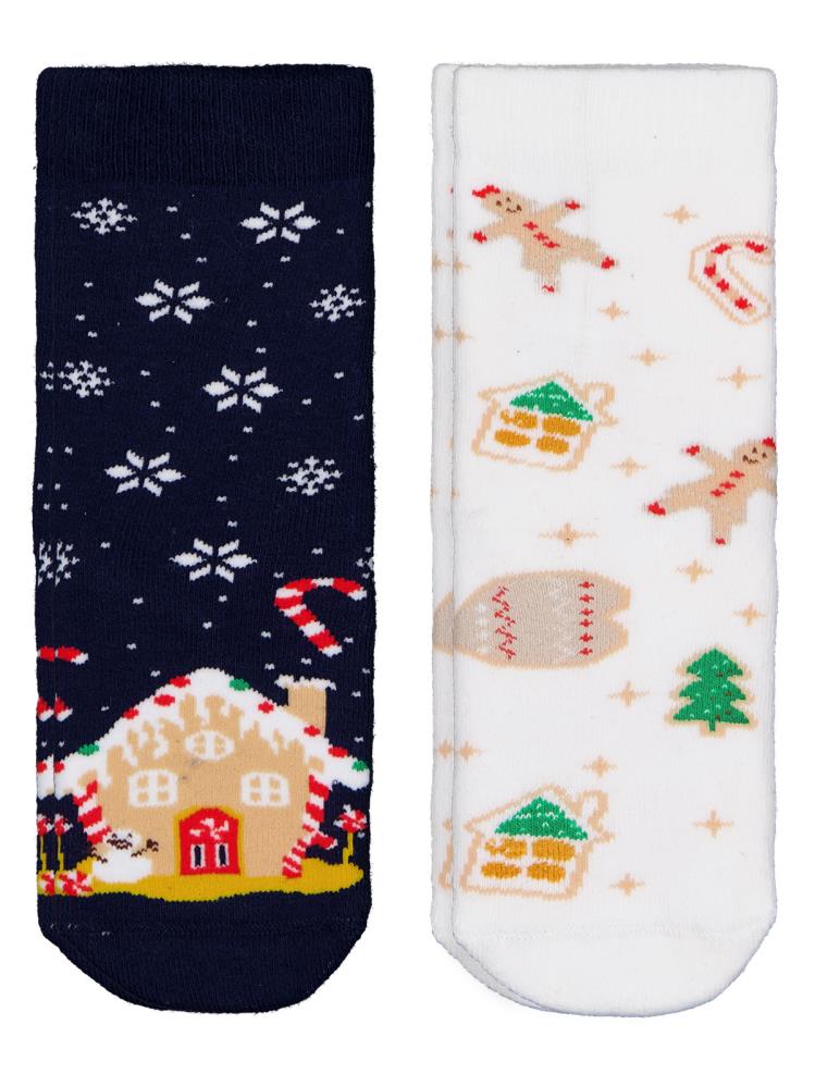 Civil Girls Candy House Havlu  2'li 3-11 Yaş Kız Soket Çorap