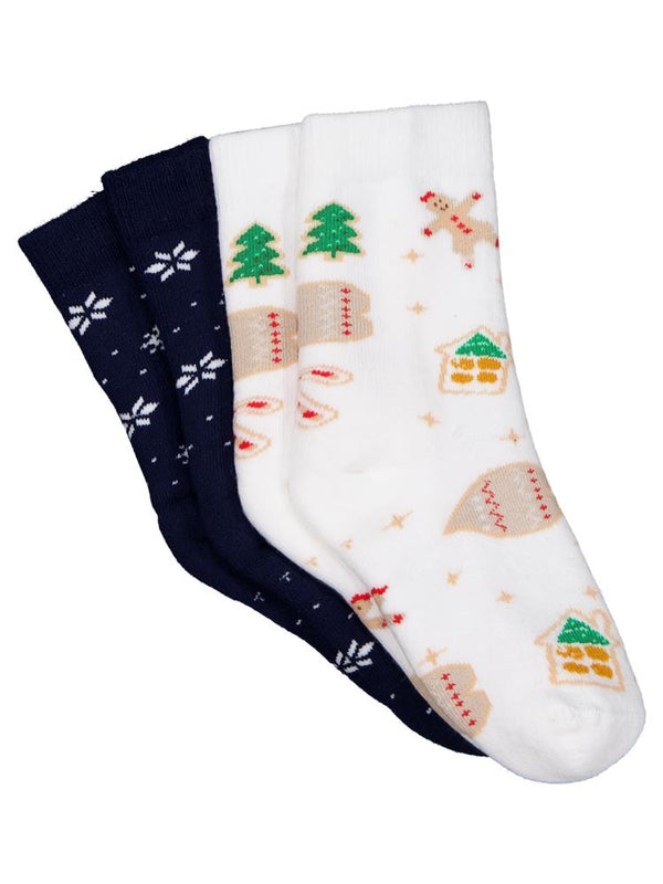 Civil Girls Candy House Havlu  2'li 3-11 Yaş Kız Soket Çorap