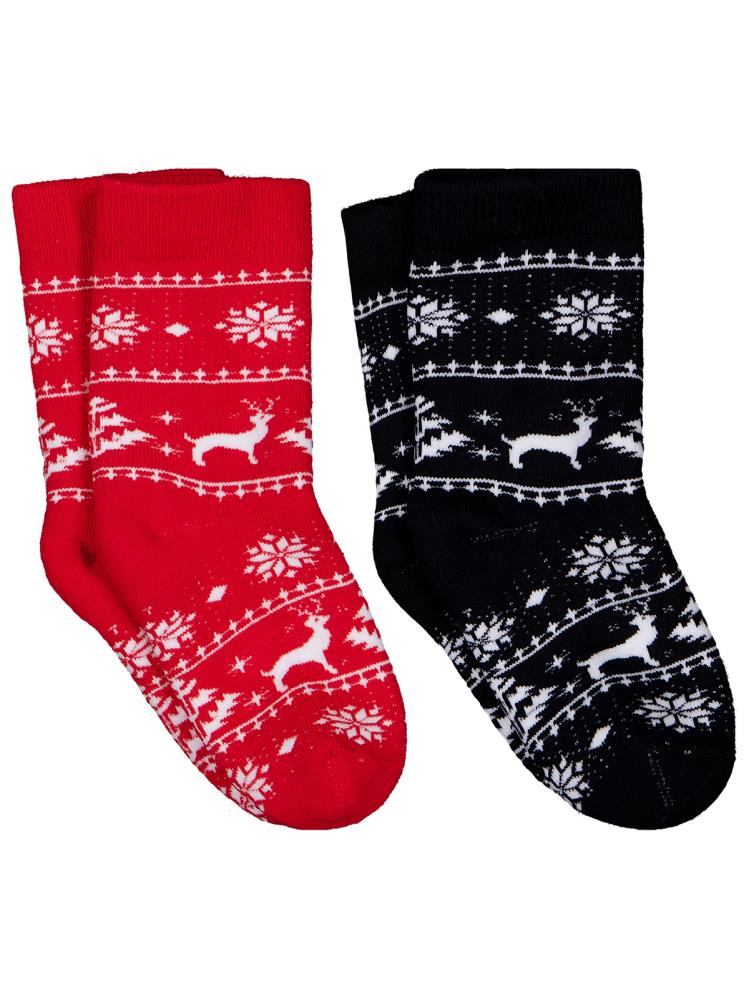 Civil Girls Snow Deer Havlu  2'li 3-11 Yaş Kız Soket Çorap