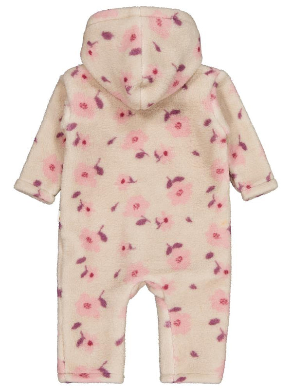 Civil Baby Çiçek Baskılı 6-18 Ay Tulum - Bej