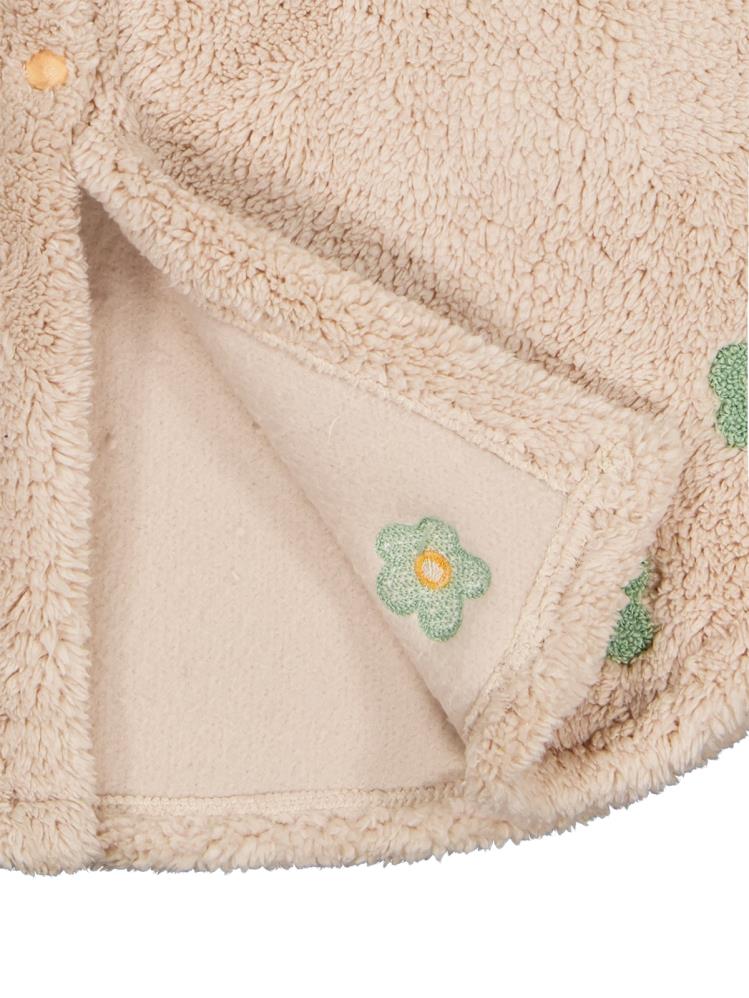 Civil Baby Çiçek Nakışlı 6-18 Ay Pelerin - Yeşil