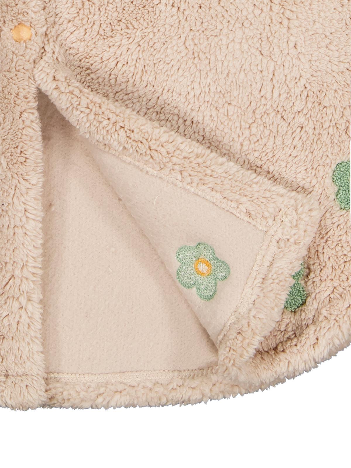 Civil Baby Çiçek Nakışlı 6-18 Ay Pelerin - Yeşil