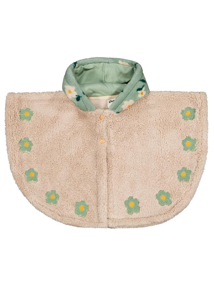 Civil Baby Çiçek Nakışlı 6-18 Ay Pelerin - Yeşil