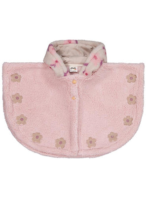 Civil Baby Çiçek Nakışlı 6-18 Ay Pelerin - Bej