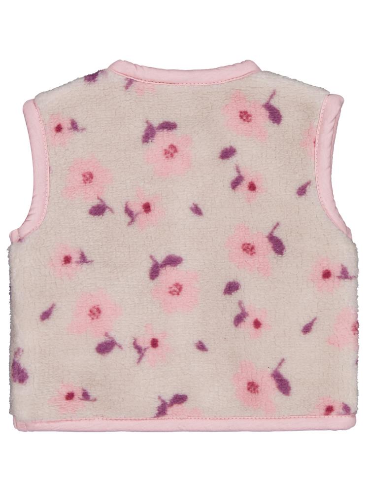Civil Baby Çiçek Baskılı 6-18 Ay Yelek - Bej