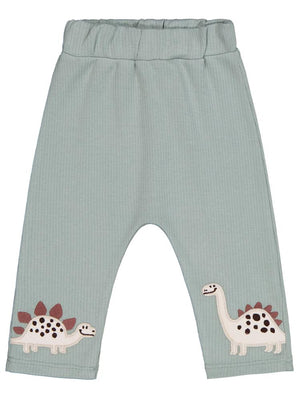 Civil Baby Paçası Dinozor Nakışlı 6-18 Ay Tek Alt Bebe - Yeşil