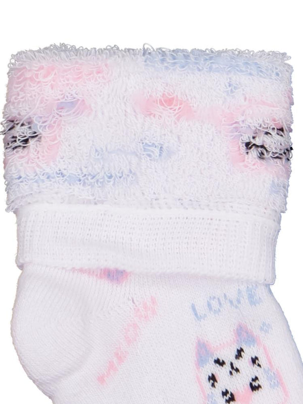 Civil Girls Meow Havlu  2'li 2-12 Yaş Kız Soket Çorap