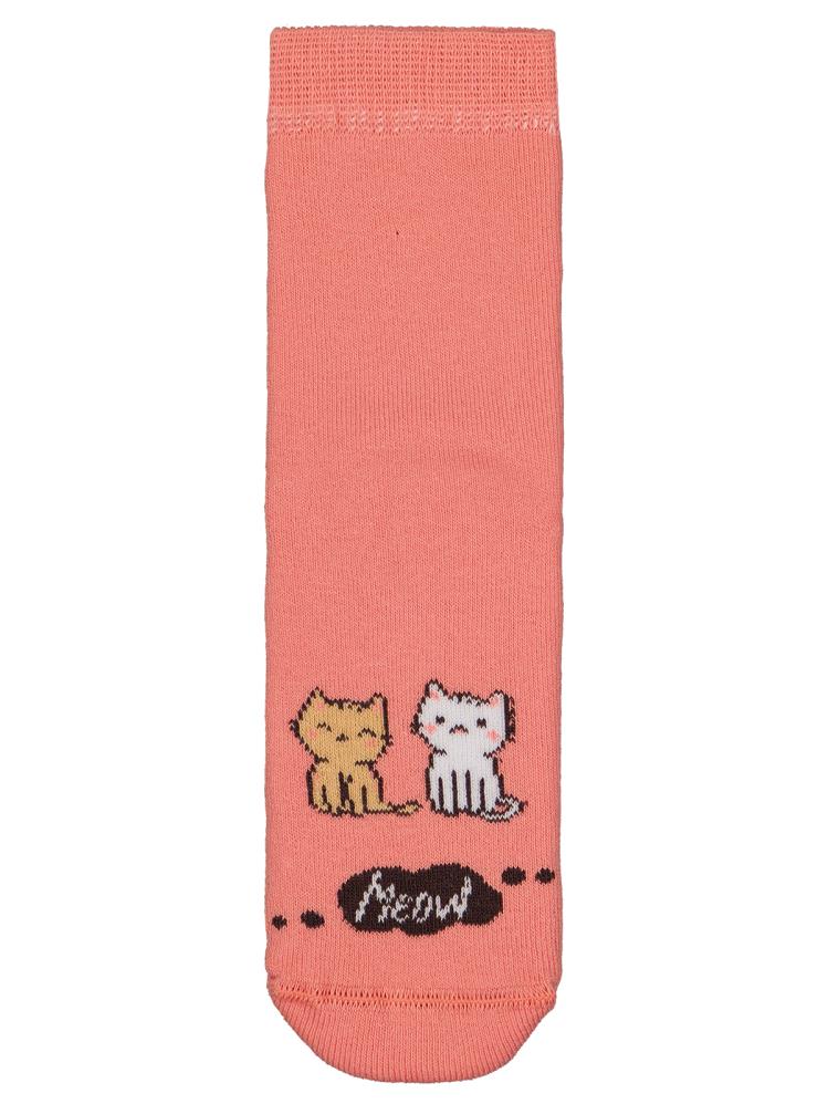 Civil Girls Cat Havlu  2'li 2-12 Yaş Kız Soket Çorap