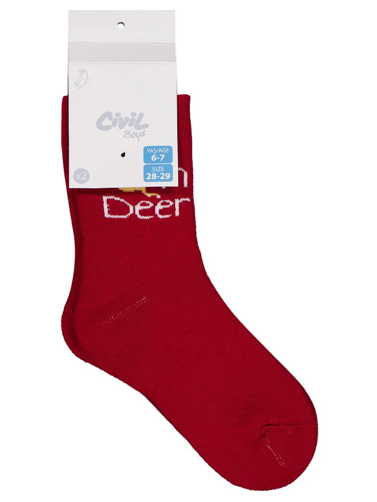 Civil Boys Space Havlu 2'li 2-12 Yaş Erkek Soket Çorap