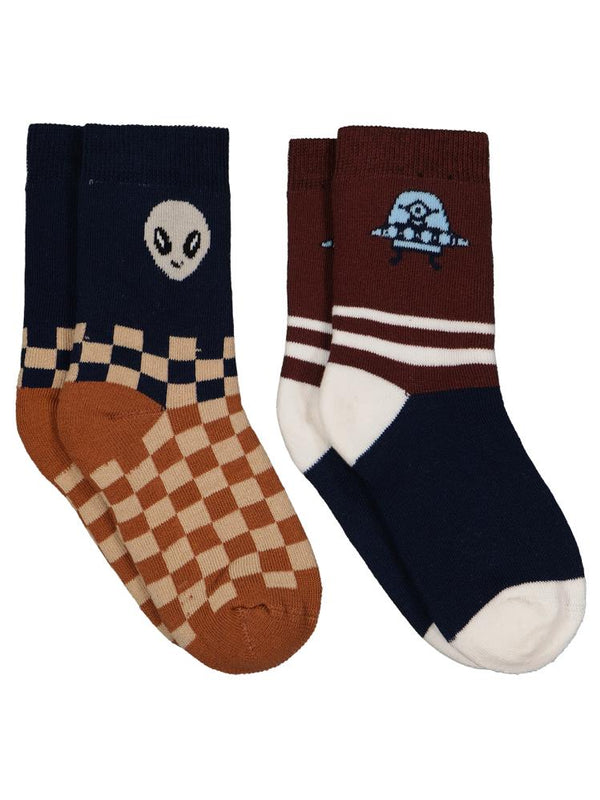 Civil Boys Alien Havlu 2'li 2-12 Yaş Erkek Soket Çorap