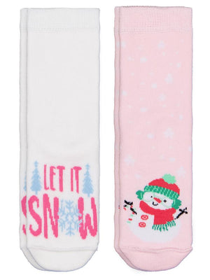 Civil Girls Let Snow Havlu  2'li 2-12 Yaş Kız Soket Çorap