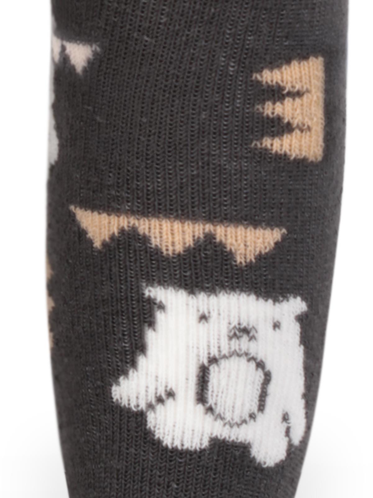 Civil Baby Bear Havlu 6-18 Ay Bebek Erkek  Külotlu Çorap - Gri