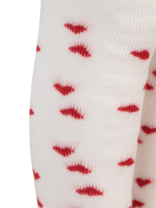 Civil Baby Kalp Havlu 6-18 Ay Bebek Kız Külotlu Çorap - Ekru