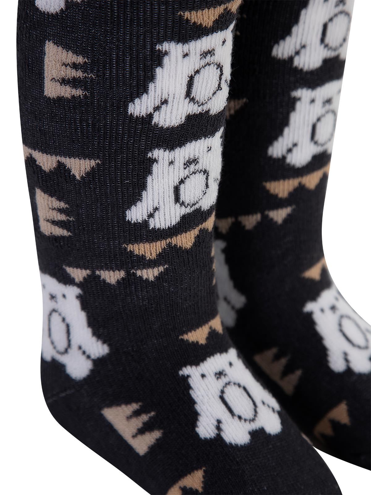 Civil Baby Bear Havlu 6-18 Ay Bebek Erkek  Külotlu Çorap - Gri