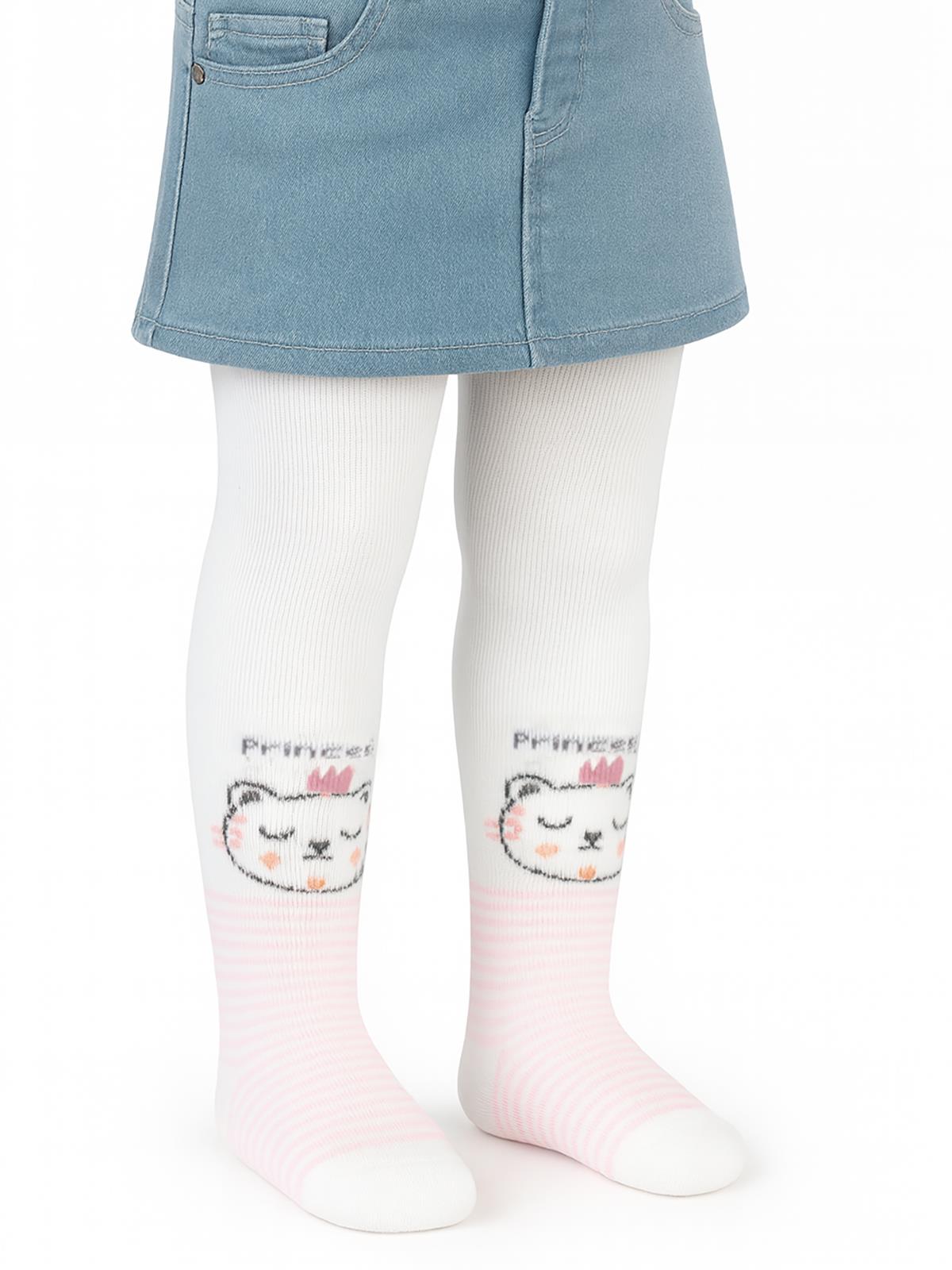 Civil Baby Princess Havlu 6-18 Ay Bebek Kız Külotlu Çorap - Ekru