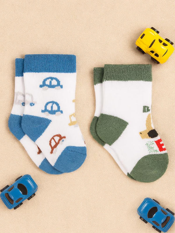 Civil Baby Beep Havlu 6-18 Ay 2'li Bebek Erk Çorap Set