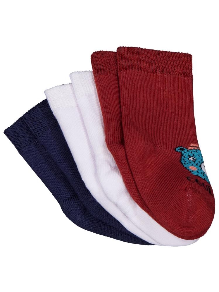 Civil Baby Animal Havlu 6-18 Ay 3'lü Bebek Erk Çorap Set