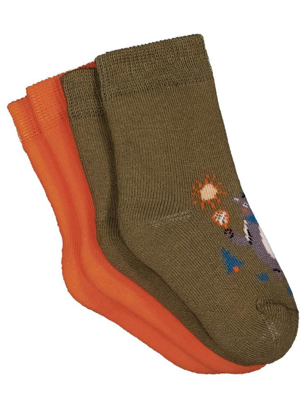 Civil Baby Little Camper Havlu 6-18 Ay 2'li Bebek Erk Çorap Set