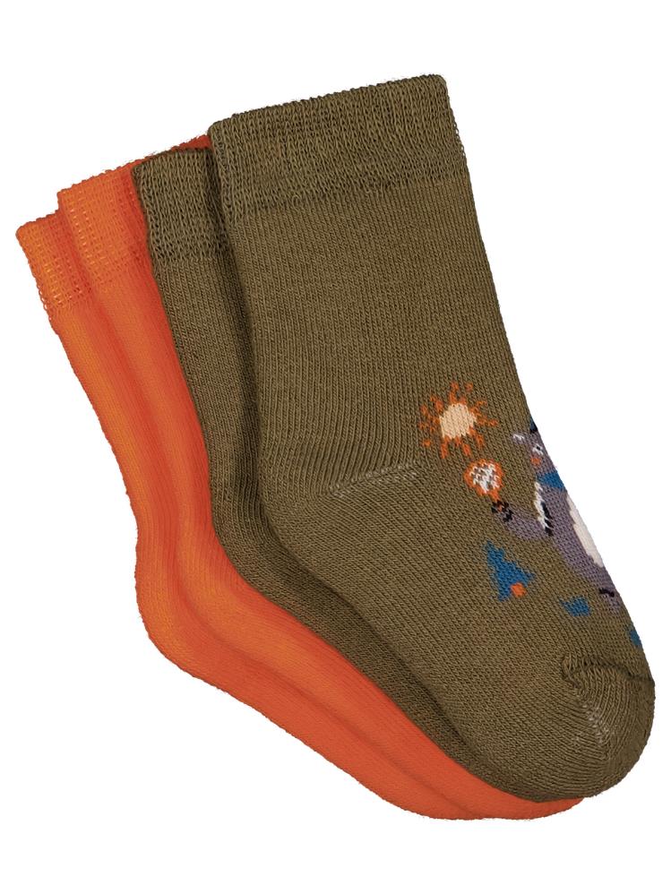 Civil Baby Little Camper Havlu 6-18 Ay 2'li Bebek Erk Çorap Set