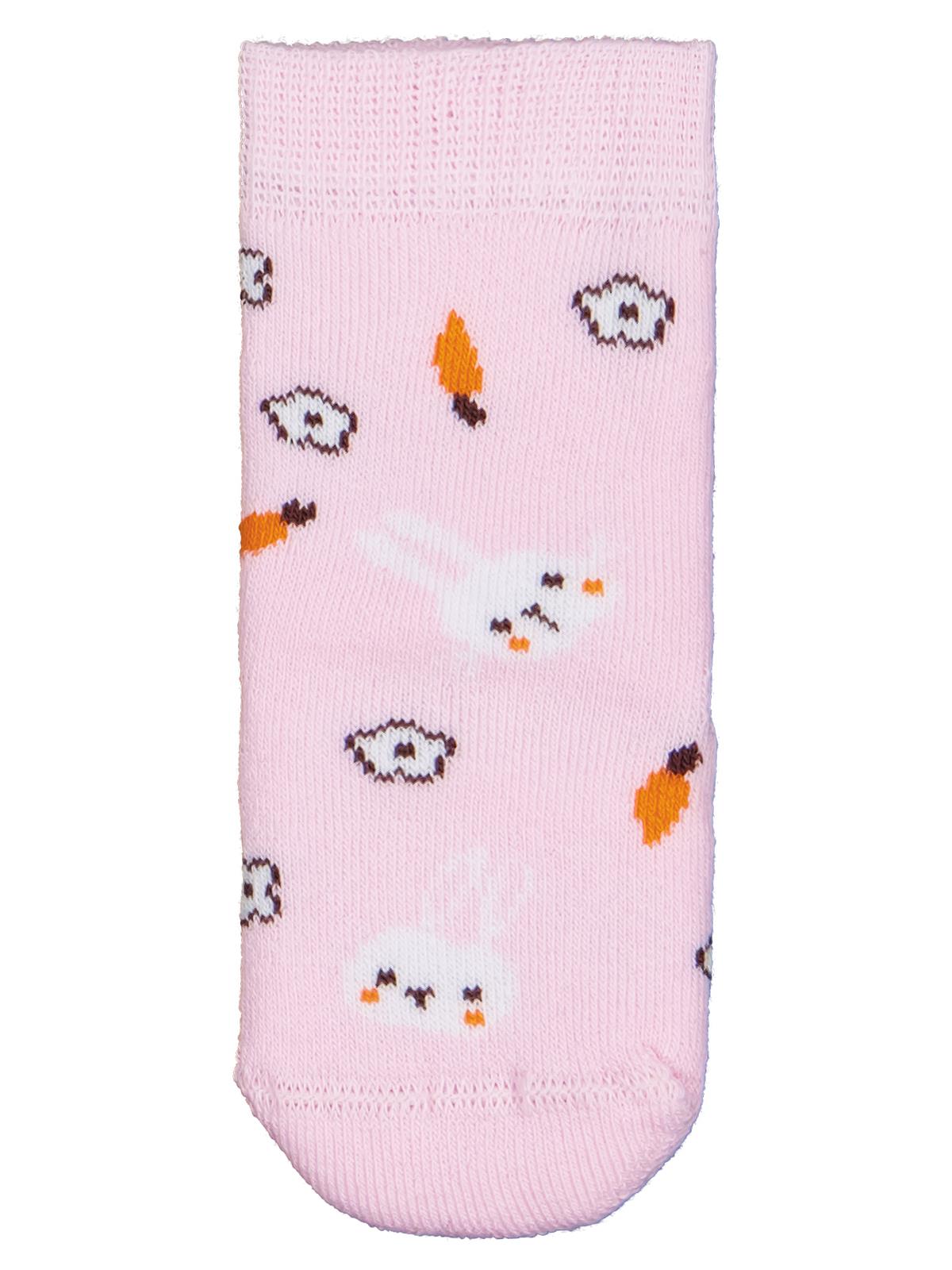 Civil Baby Cute Bunny Havlu 6-18 Ay 2'li Bebek Kız Çorap Set