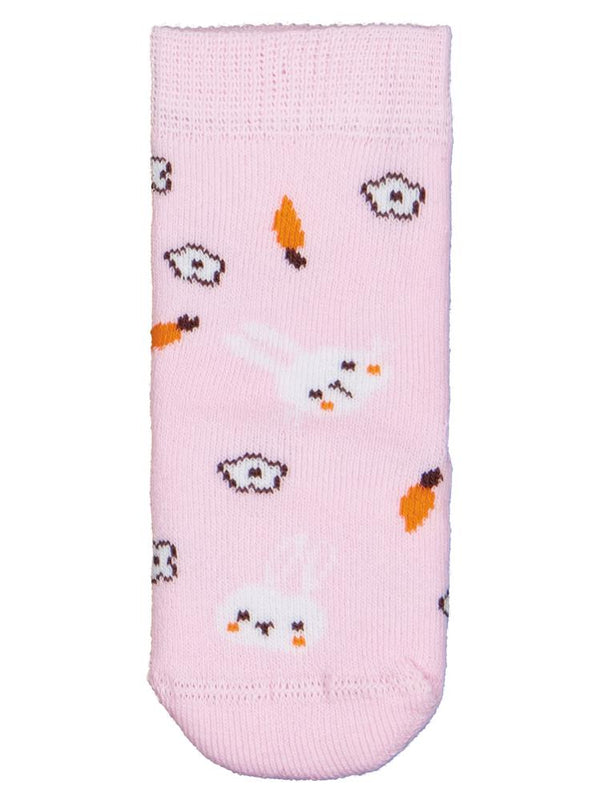 Civil Baby Cute Bunny Havlu 6-18 Ay 2'li Bebek Kız Çorap Set