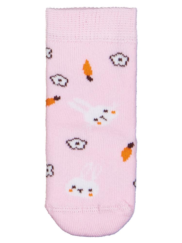 Civil Baby Cute Bunny Havlu 6-18 Ay 2'li Bebek Kız Çorap Set