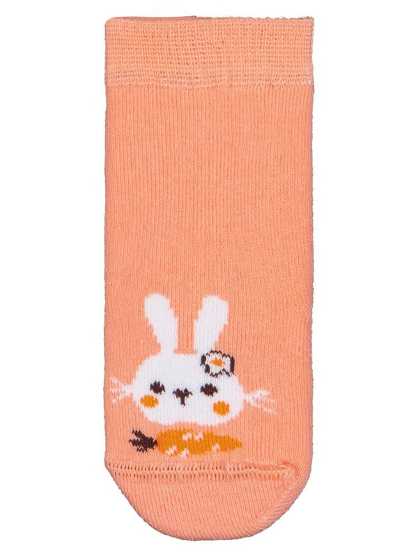 Civil Baby Cute Bunny Havlu 6-18 Ay 2'li Bebek Kız Çorap Set