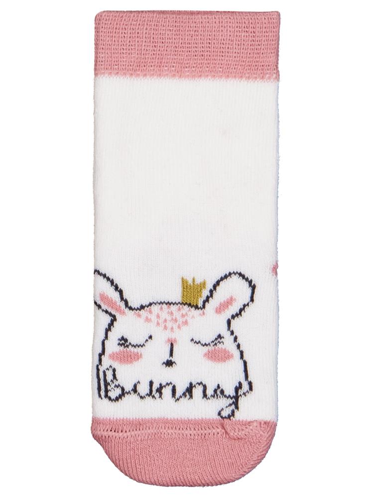 Civil Baby Bunny Havlu 6-18 Ay 2'li Bebek Kız Çorap Set