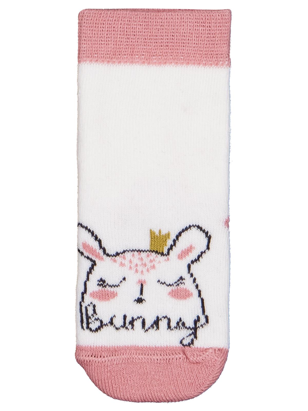 Civil Baby Bunny Havlu 6-18 Ay 2'li Bebek Kız Çorap Set