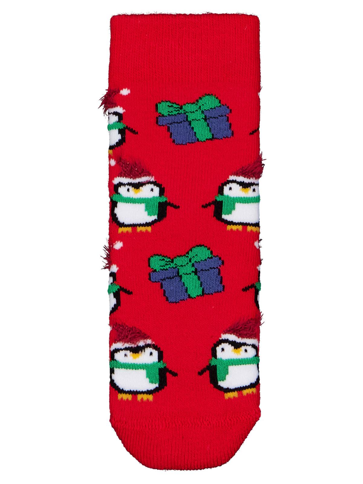 Civil Baby Penguen Havlu 6-18 Ay 2'li Bebek Kız Çorap Set