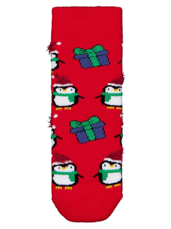 Civil Baby Penguen Havlu 6-18 Ay 2'li Bebek Kız Çorap Set