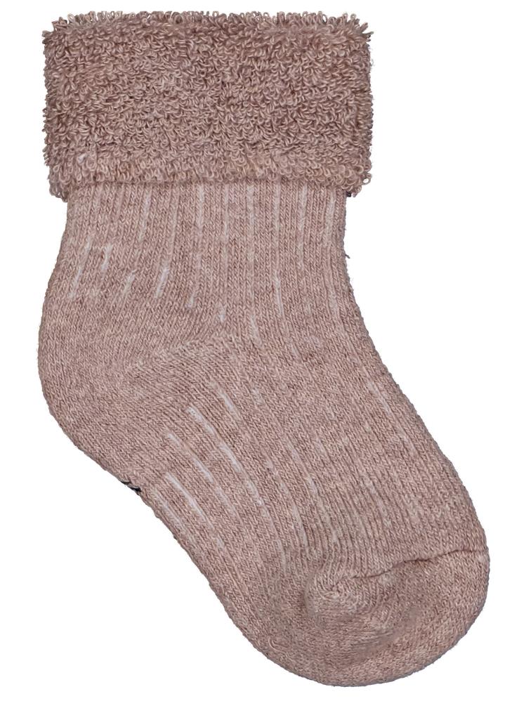 Civil Baby Basic Derbili Kıvrık Havlu 6-18 Ay 3'lü Bebek Erkek Çorap Set