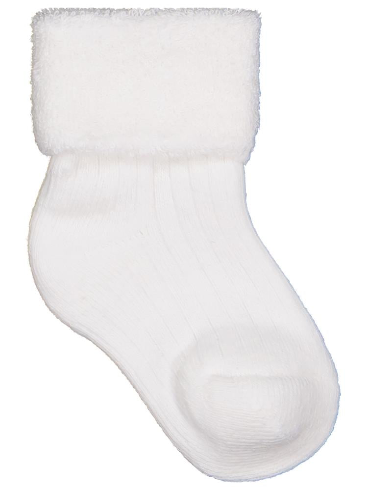 Civil Baby Basic Derbili Kıvrık Havlu 6-18 Ay 3'lü Bebek Erkek Çorap Set